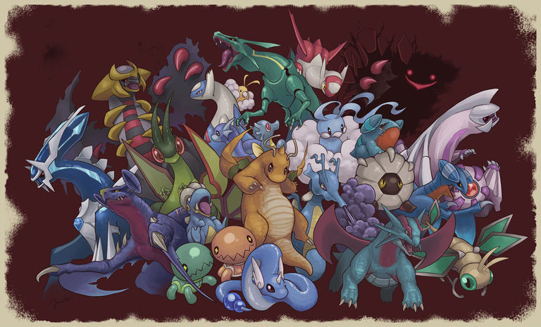 Drawings of Dragons - Rulers of the Sky. dragons, drawings, pixiv, rulers, sky 17 Drawings of Dragons - Rulers of the Sky.