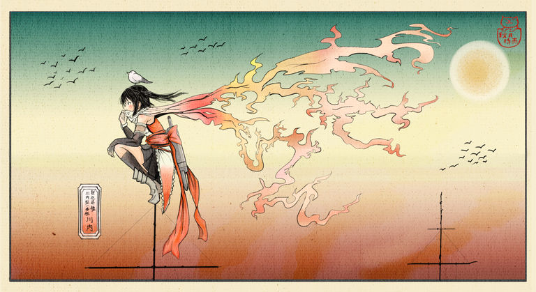 Drawings in a Traditional Japanese Style - A Fusion of Tradition and Innovation. drawings, fusion, japanese, style, traditional 13 Drawings in a Traditional Japanese Style - A Fusion of Tradition and Innovation.