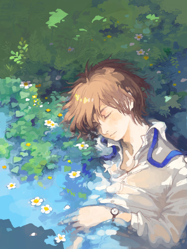Drifting in the Water - Slowly Sinking. drifting, pixiv, sinking, slowly, water 6 Drifting in the Water - Slowly Sinking.