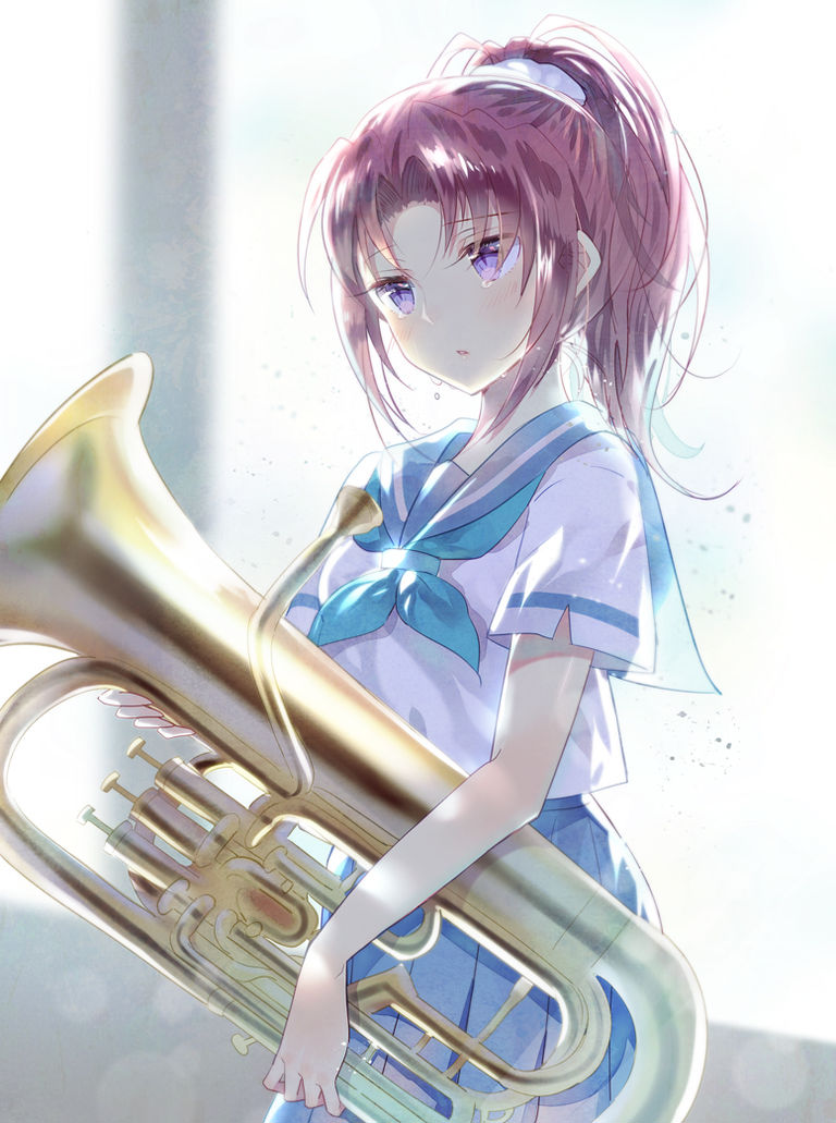 Drawings of Girls with Ponytails and Sailor Uniforms - Clad in the Air of Early Summer. drawings, girls, ponytails, sailor, uniforms 6 Drawings of Girls with Ponytails and Sailor Uniforms - Clad in the Air of Early Summer.