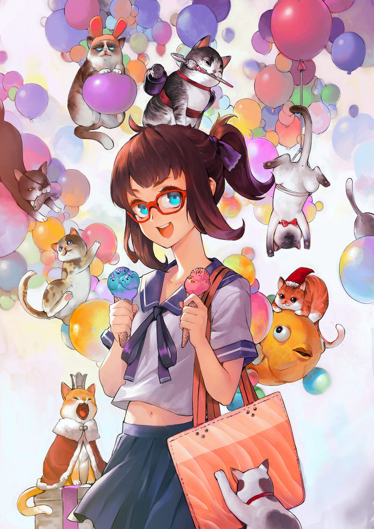 Drawings of Girls with Ponytails and Sailor Uniforms - Clad in the Air of Early Summer. drawings, girls, ponytails, sailor, uniforms 9 Drawings of Girls with Ponytails and Sailor Uniforms - Clad in the Air of Early Summer.