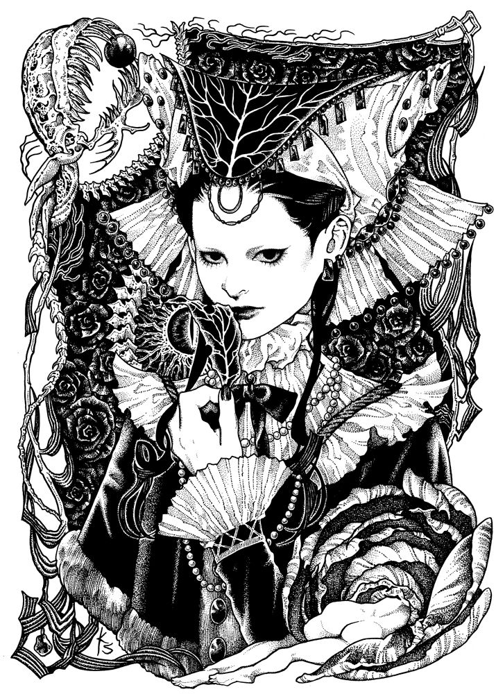 Monochrome Drawings - Images Swelling with Color color, drawings, images, monochrome, swelling 3 Monochrome Drawings - Images Swelling with Color