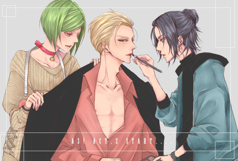 Drawings of men with half ponytails - A sexy, casual style♡ drawings, half, men, ponytails, sexy 6 Drawings of men with half ponytails - A sexy, casual style♡