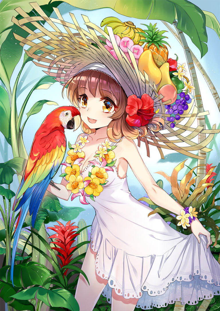 Drawings of Sundresses - Wearing Summer. drawings, pixiv, summer, sundresses, wearing 13 Drawings of Sundresses - Wearing Summer.
