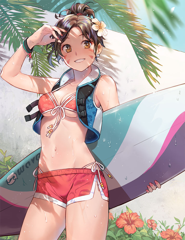 A Collection of Beach-themed Drawings - Summer! Beach! Swimming Suits!! beach, collection, drawings, summer, themed 9 A Collection of Beach-themed Drawings - Summer! Beach! Swimming Suits!!