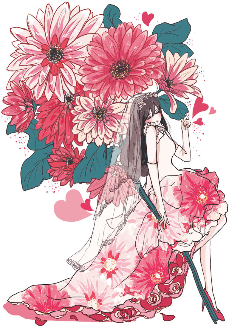 Drawings of Gerberas - So many colors and meanings! colors, drawings, gerberas, many, so 13 Drawings of Gerberas - So many colors and meanings!