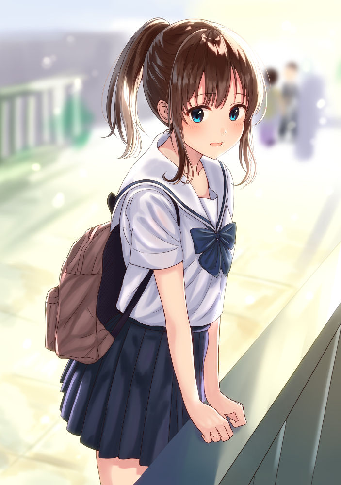 Drawings of Girls with Ponytails and Sailor Uniforms - Clad in the Air of Early Summer. drawings, girls, ponytails, sailor, uniforms 10 Drawings of Girls with Ponytails and Sailor Uniforms - Clad in the Air of Early Summer.