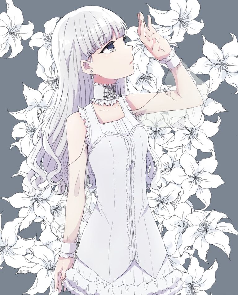 Drawings of White Lilies - The Language of Flowers is Pure. drawings, flowers, language, lilies, white 4 Drawings of White Lilies - The Language of Flowers is Pure.