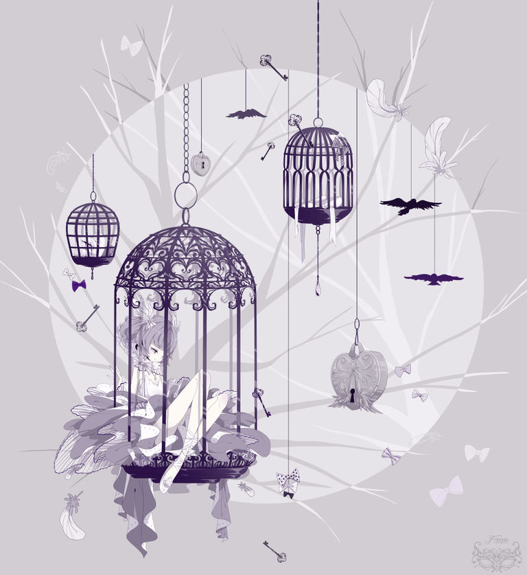Drawings of Bird Cages - What Will You Catch? bird, cages, drawings, what, will 12 Drawings of Bird Cages - What Will You Catch?