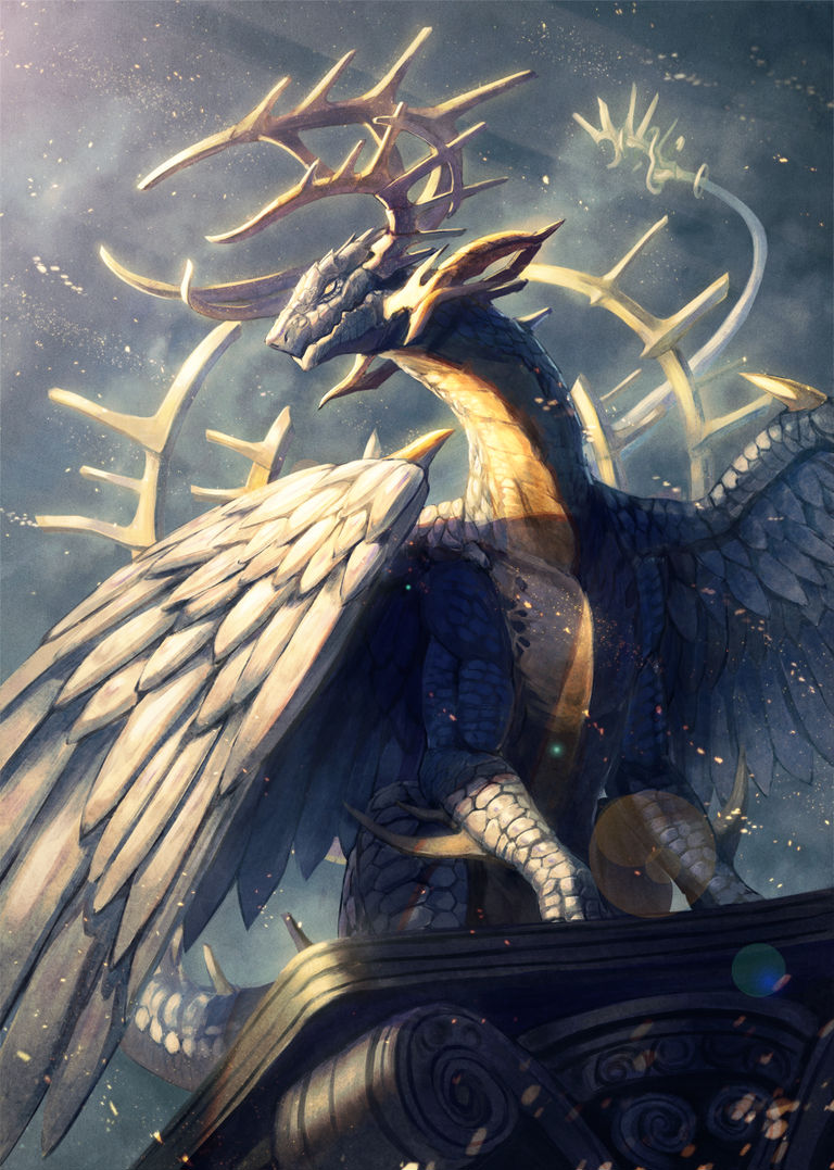 Drawings of Dragons - Rulers of the Sky. dragons, drawings, pixiv, rulers, sky 12 Drawings of Dragons - Rulers of the Sky.