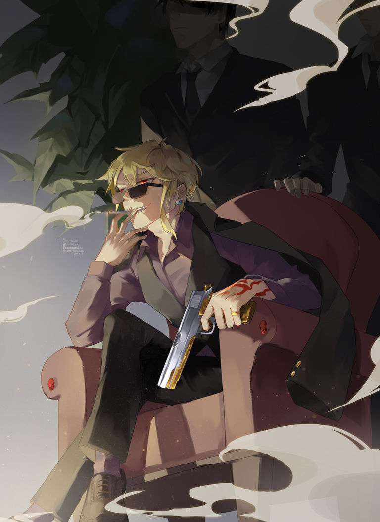 Drawings of the mafia - Living in shadow. drawings, living, mafia, pixiv, shadow 8 Drawings of the mafia - Living in shadow.