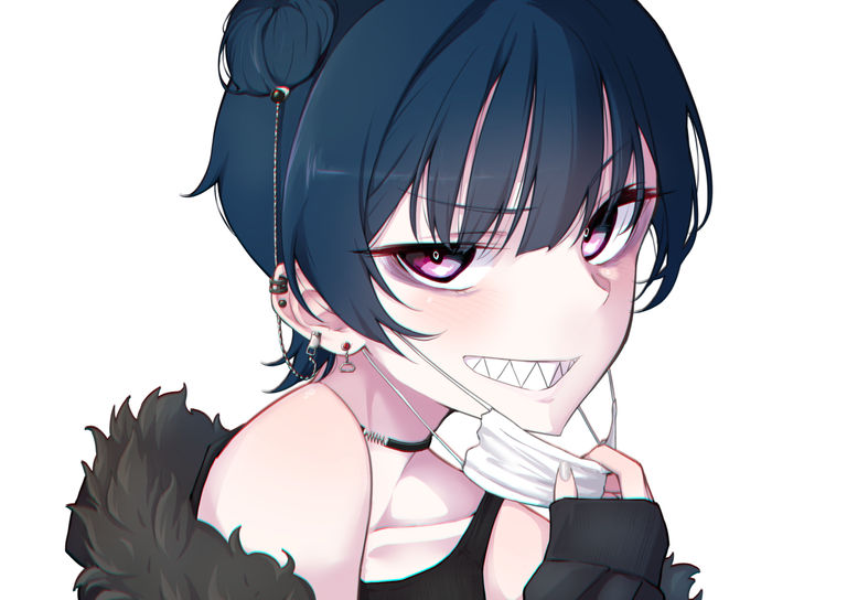 Drawings of Girls with Jagged Teeth - Bite me now ♡ 1 Drawings of Girls with Jagged Teeth - Bite me now ♡