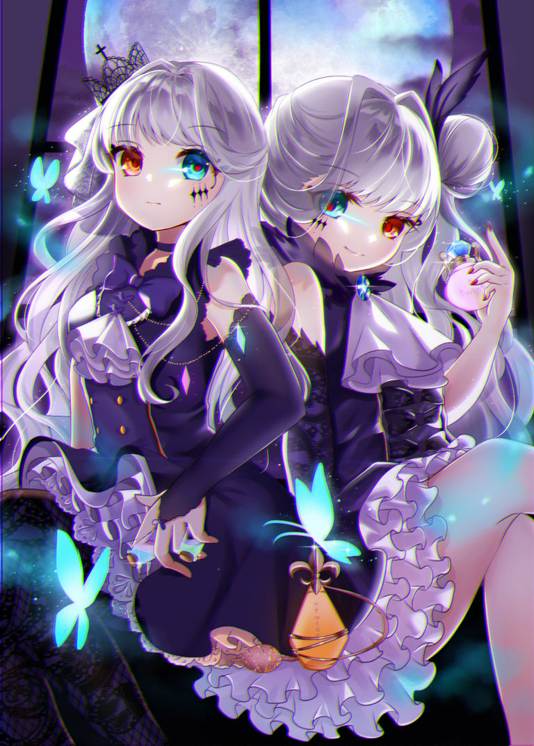 Drawings of Girls with Heterochromia - Mysterious Radiance. drawings, girls, heterochromia, mysterious, radiance 16 Drawings of Girls with Heterochromia - Mysterious Radiance.