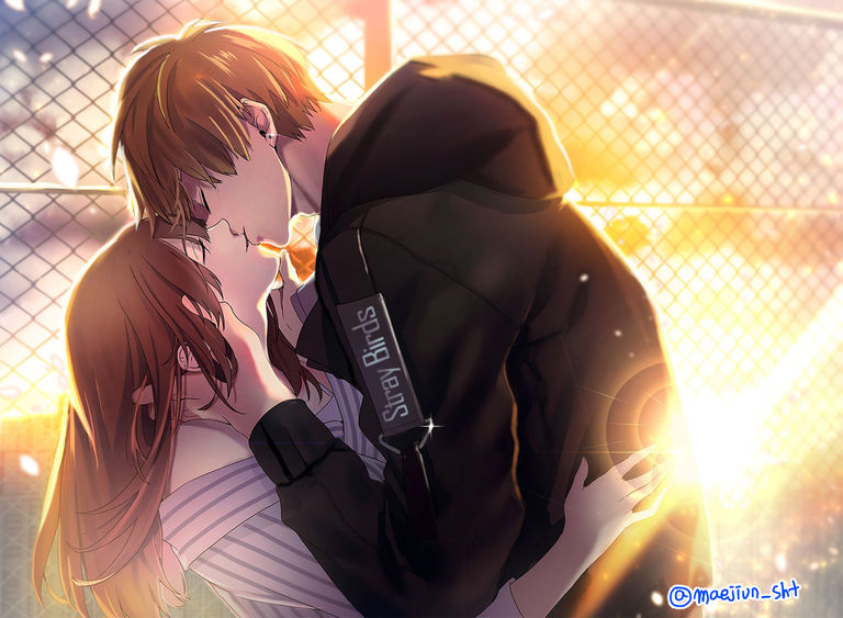 Drawings of Kiss Scenes - Share the Love♡ drawings, kiss, love, scenes, share 13 Drawings of Kiss Scenes - Share the Love♡