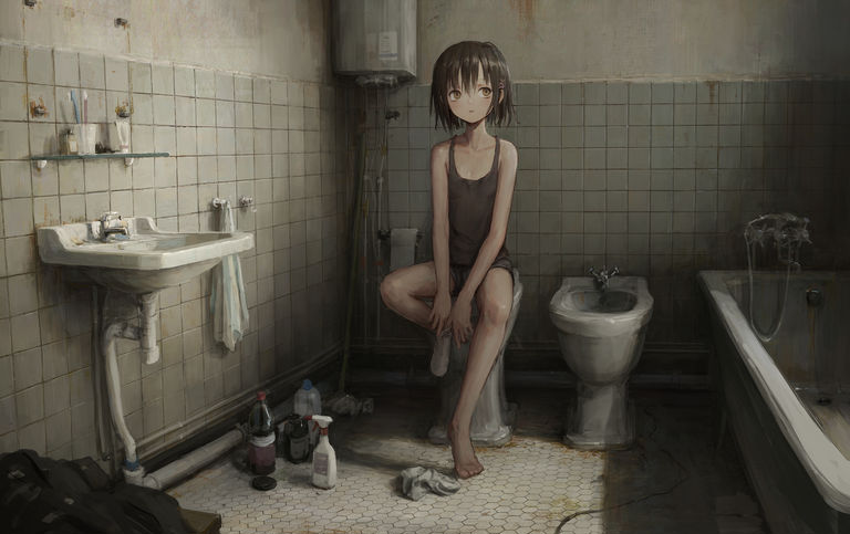 Gray Drawings - A Sense of Melancholy. drawings, gray, melancholy, pixiv, sense 11 Gray Drawings - A Sense of Melancholy.