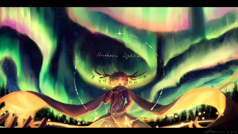 Drawings of Aurora - That Curtain of Light, I Want to See it With You. aurora, curtain, drawings, light, want 7 Drawings of Aurora - That Curtain of Light, I Want to See it With You.