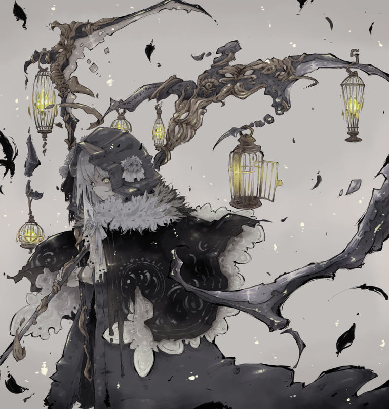 Gray Drawings - A Sense of Melancholy. drawings, gray, melancholy, pixiv, sense 15 Gray Drawings - A Sense of Melancholy.