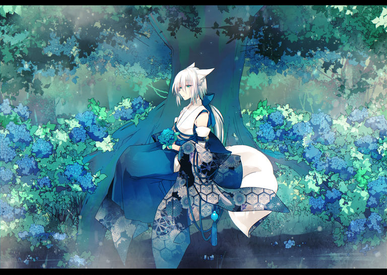 Drawings of Hydrangea - Calm in Bloom. bloom, calm, drawings, hydrangea, pixiv 16 Drawings of Hydrangea - Calm in Bloom.