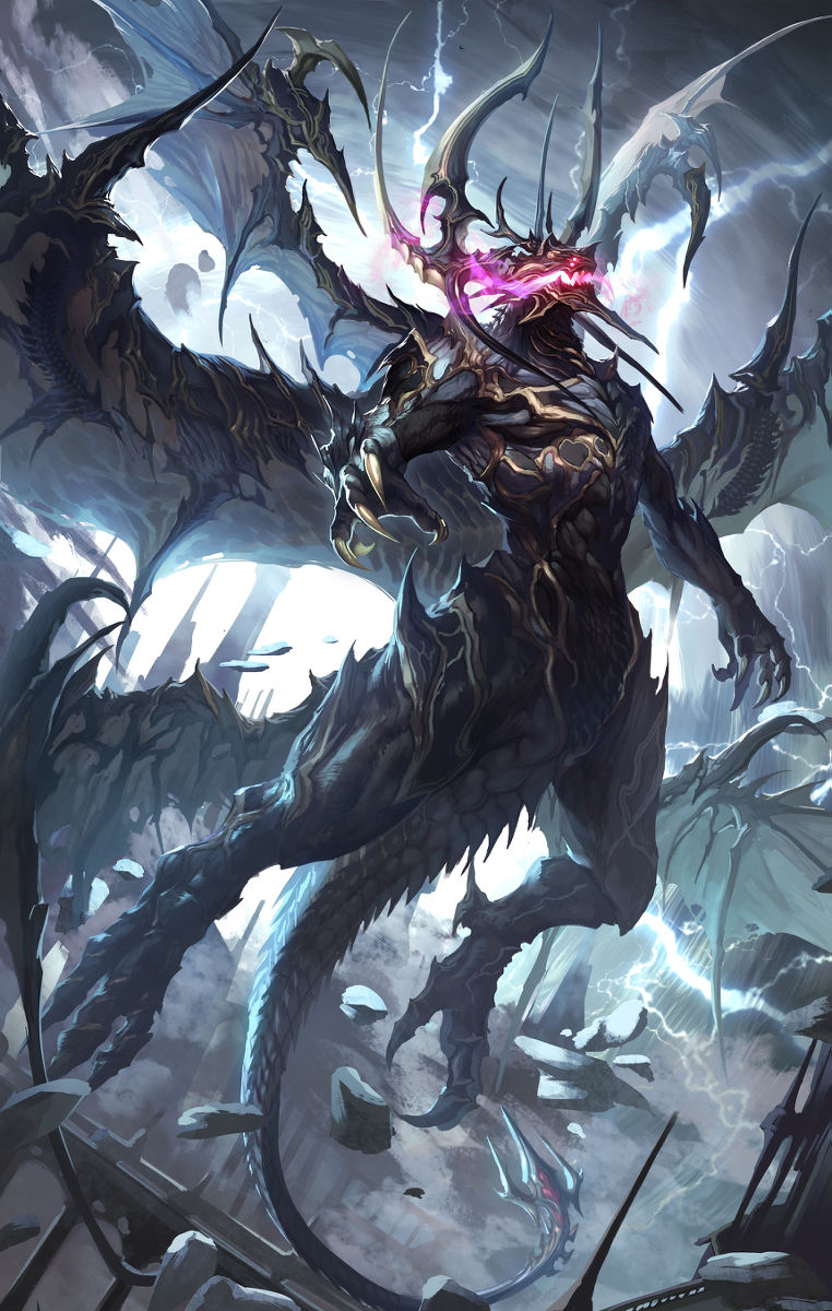 Drawings of Dragons - Rulers of the Sky. dragons, drawings, pixiv, rulers, sky 15 Drawings of Dragons - Rulers of the Sky.