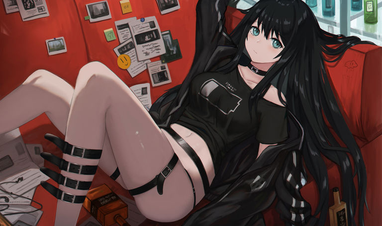 Drawings of Girls with Long Black Hair - Flowing Glamorously. black, drawings, girls, hair, long 4 Drawings of Girls with Long Black Hair - Flowing Glamorously.