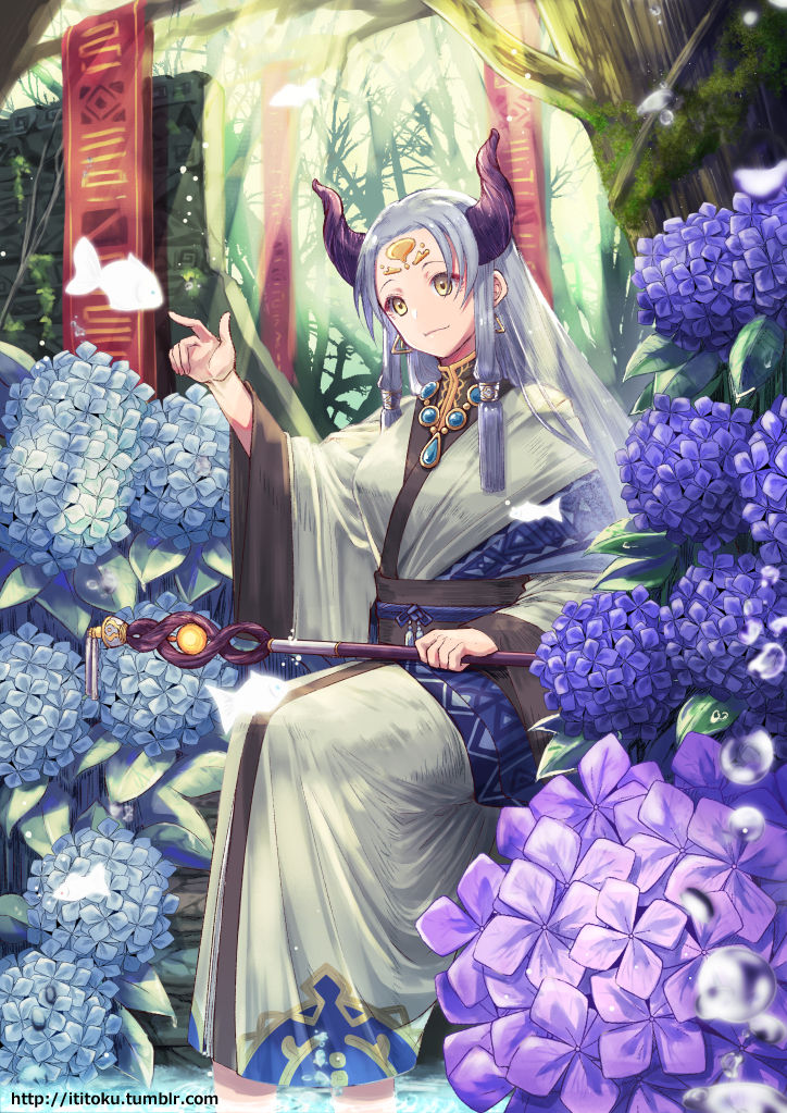 Drawings of Hydrangea - Calm in Bloom. bloom, calm, drawings, hydrangea, pixiv 7 Drawings of Hydrangea - Calm in Bloom.