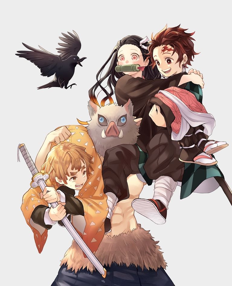 Fan art to commemorate the end of Kimetsu no Yaiba - The end of defeating Japan's nicest demons. art, commemorate, end, fan, kimetsu 5 Fan art to commemorate the end of Kimetsu no Yaiba - The end of defeating Japan's nicest demons.