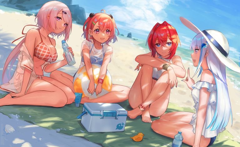 A Collection of Beach-themed Drawings - Summer! Beach! Swimming Suits!! beach, collection, drawings, summer, themed 14 A Collection of Beach-themed Drawings - Summer! Beach! Swimming Suits!!