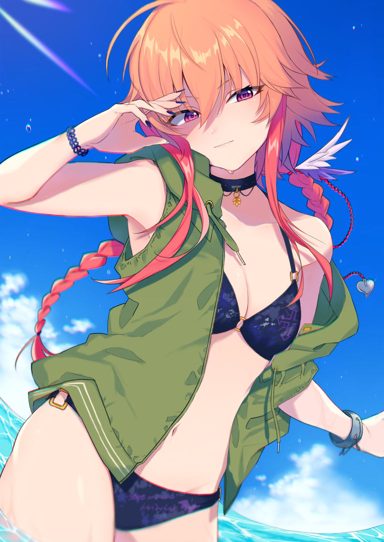 Drawings of girls wearing swimsuits and hoodies - I can't wait for summer! drawings, girls, hoodies, swimsuits, wearing 6 Drawings of girls wearing swimsuits and hoodies - I can't wait for summer!