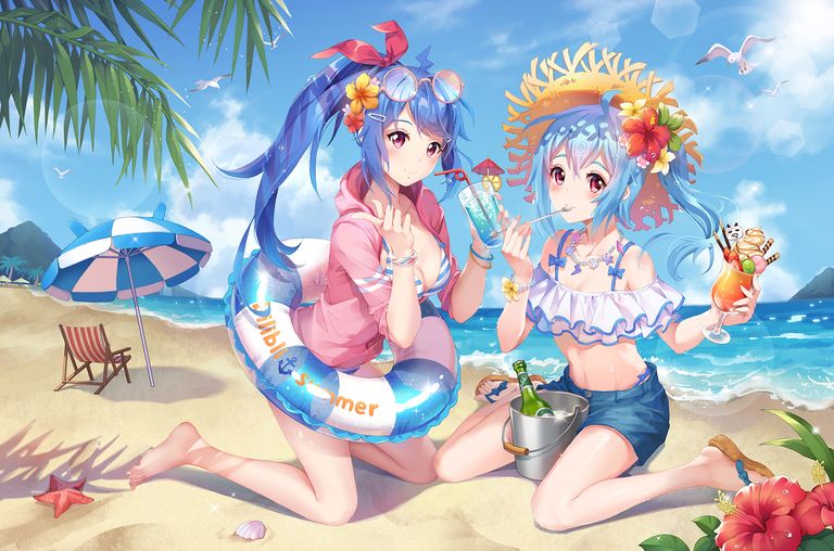 A Collection of Beach-themed Drawings - Summer! Beach! Swimming Suits!! beach, collection, drawings, summer, themed 6 A Collection of Beach-themed Drawings - Summer! Beach! Swimming Suits!!