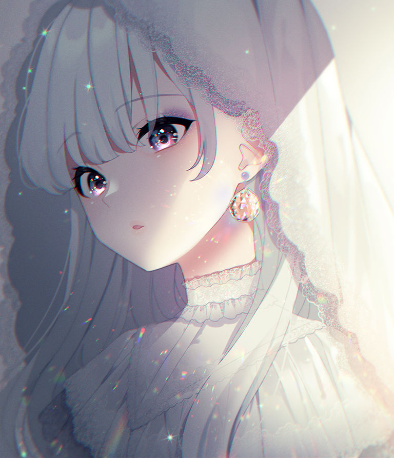 Drawings of Girls with Earrings - That Sparkling on Your Ear. drawings, earrings, girls, sparkling, your 16 Drawings of Girls with Earrings - That Sparkling on Your Ear.