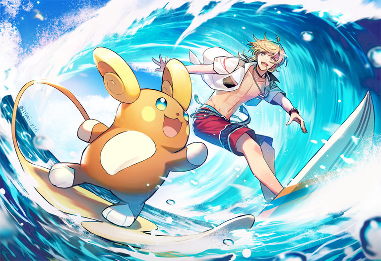 A Collection of Beach-themed Drawings - Summer! Beach! Swimming Suits!! beach, collection, drawings, summer, themed 10 A Collection of Beach-themed Drawings - Summer! Beach! Swimming Suits!!