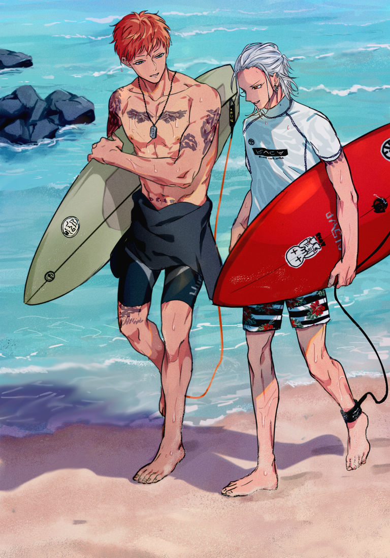 A Collection of Beach-themed Drawings - Summer! Beach! Swimming Suits!! beach, collection, drawings, summer, themed 11 A Collection of Beach-themed Drawings - Summer! Beach! Swimming Suits!!