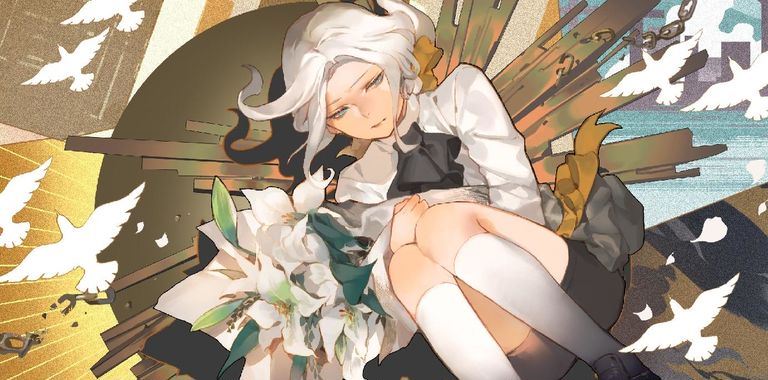 Drawings of White Lilies - The Language of Flowers is Pure. drawings, flowers, language, lilies, white 10 Drawings of White Lilies - The Language of Flowers is Pure.