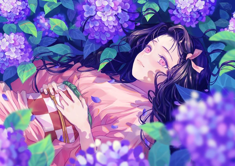 Drawings of Hydrangea - Calm in Bloom. bloom, calm, drawings, hydrangea, pixiv 5 Drawings of Hydrangea - Calm in Bloom.