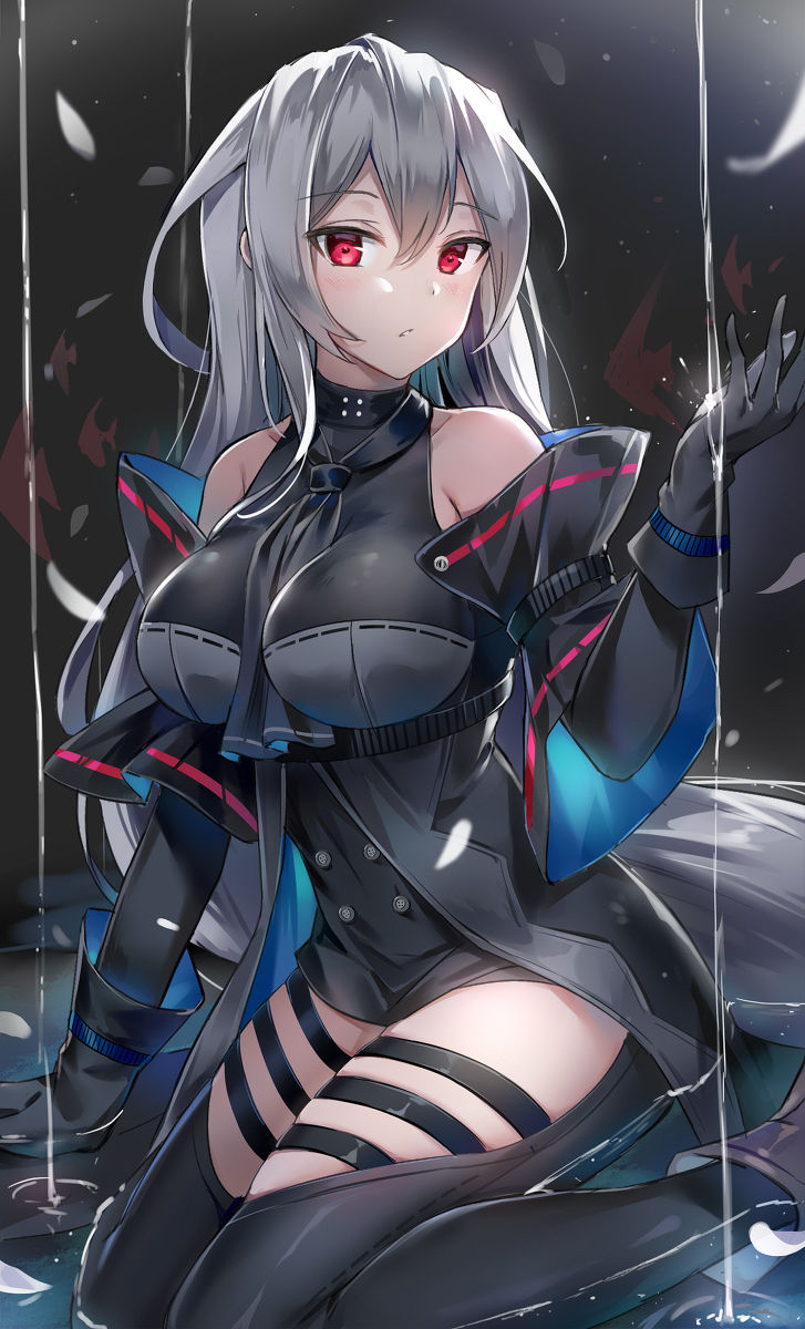 Drawings of Girls with Silver Hair - Shining Beauty drawings, girls, hair, shining, silver 11 Drawings of Girls with Silver Hair - Shining Beauty