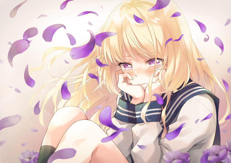Drawings of Girls with a Crying Face. - Spilling Thoughts and Drops. crying, drawings, face, girls, spilling 8 Drawings of Girls with a Crying Face. - Spilling Thoughts and Drops.
