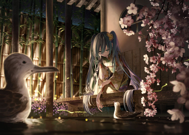 Drawings of Verandas - Shall We Relax? drawings, pixiv, relax, shall, verandas 2 Drawings of Verandas - Shall We Relax?