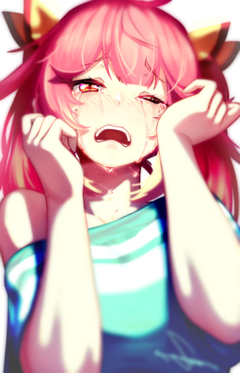 Drawings of Girls with a Crying Face. - Spilling Thoughts and Drops. crying, drawings, face, girls, spilling 1 Drawings of Girls with a Crying Face. - Spilling Thoughts and Drops.