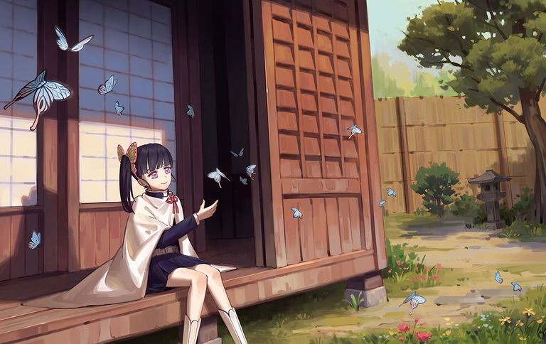 Drawings of Verandas - Shall We Relax? drawings, pixiv, relax, shall, verandas 3 Drawings of Verandas - Shall We Relax?