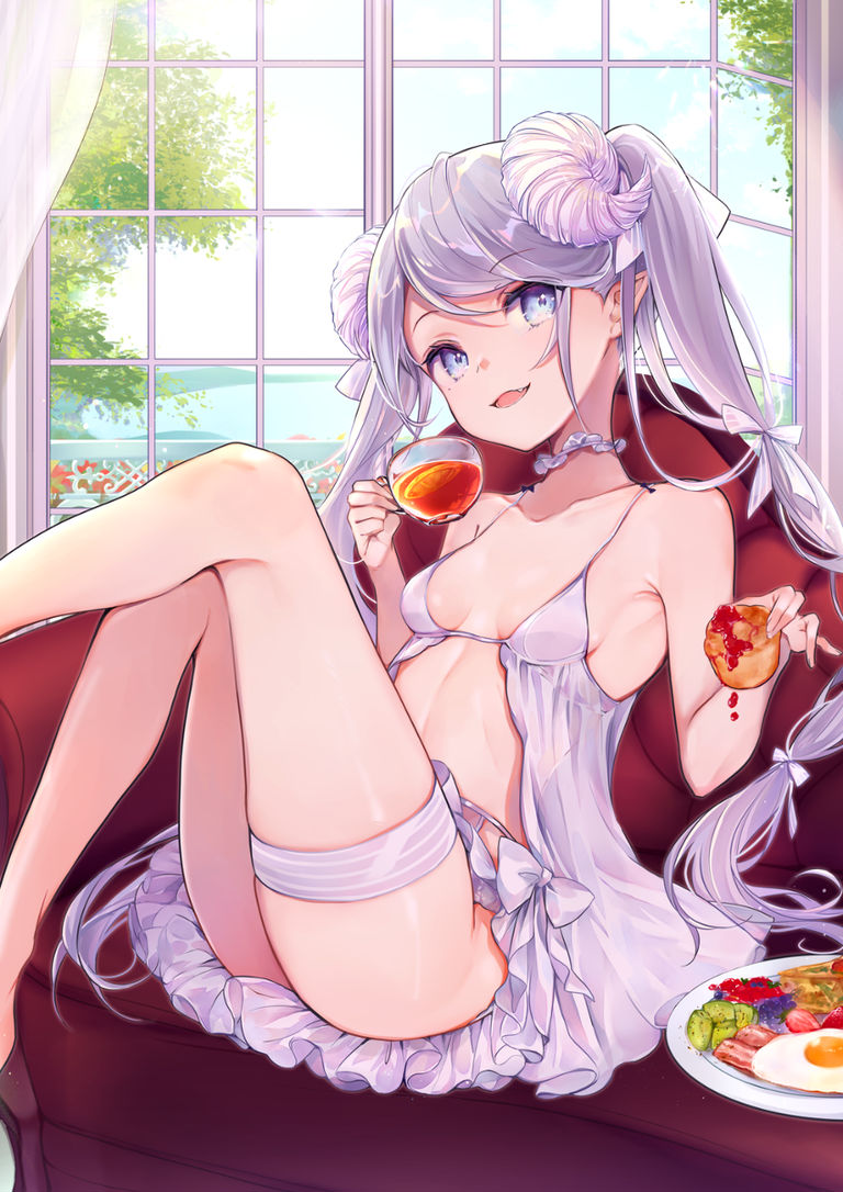 Drawings of Girls with Silver Hair - Shining Beauty drawings, girls, hair, shining, silver 15 Drawings of Girls with Silver Hair - Shining Beauty