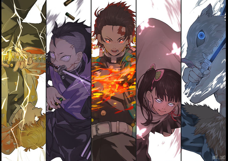 Fan art to commemorate the end of Kimetsu no Yaiba - The end of defeating Japan's nicest demons. art, commemorate, end, fan, kimetsu 74 Fan art to commemorate the end of Kimetsu no Yaiba - The end of defeating Japan's nicest demons.