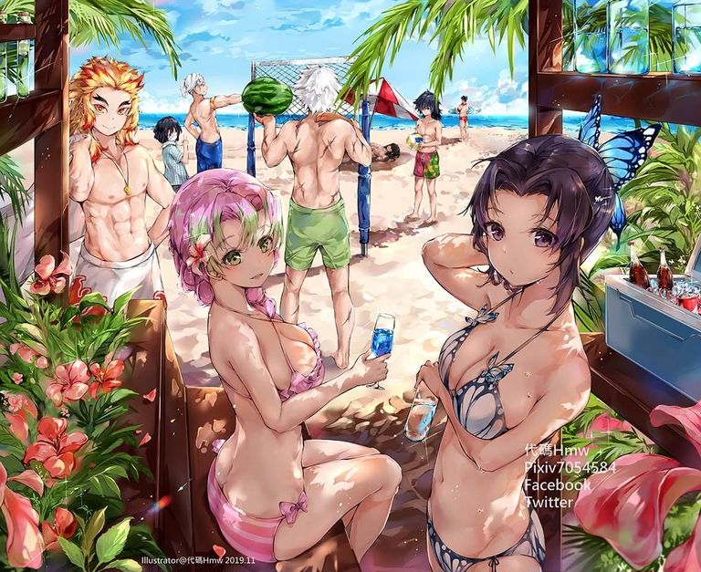 A Collection of Beach-themed Drawings - Summer! Beach! Swimming Suits!! beach, collection, drawings, summer, themed 15 A Collection of Beach-themed Drawings - Summer! Beach! Swimming Suits!!