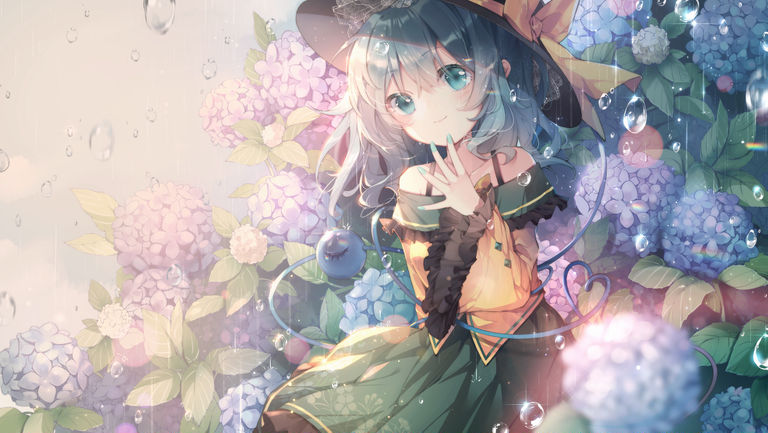 Drawings of Hydrangea - Calm in Bloom. bloom, calm, drawings, hydrangea, pixiv 10 Drawings of Hydrangea - Calm in Bloom.