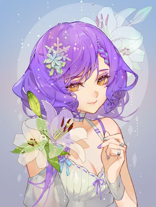 Drawings of White Lilies - The Language of Flowers is Pure. drawings, flowers, language, lilies, white 8 Drawings of White Lilies - The Language of Flowers is Pure.