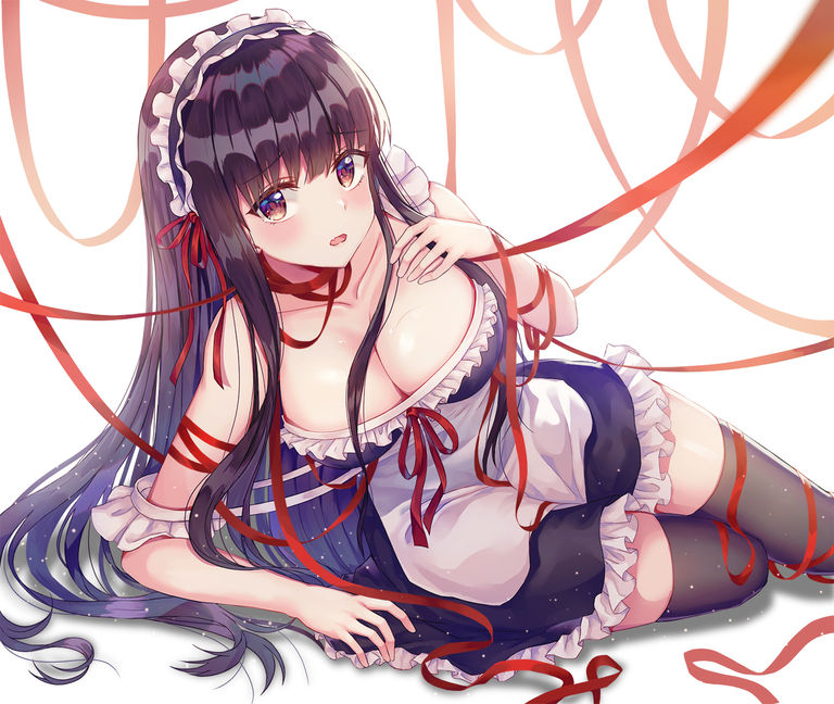 Drawings of Girls with Long Black Hair - Flowing Glamorously. black, drawings, girls, hair, long 3 Drawings of Girls with Long Black Hair - Flowing Glamorously.