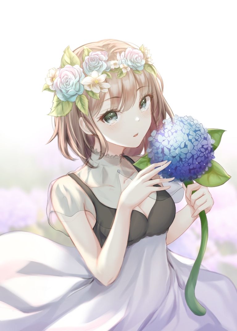 Drawings of Flower Crowns - Wearing Flowers, You Shine. crowns, drawings, flower, flowers, wearing 12 Drawings of Flower Crowns - Wearing Flowers, You Shine.