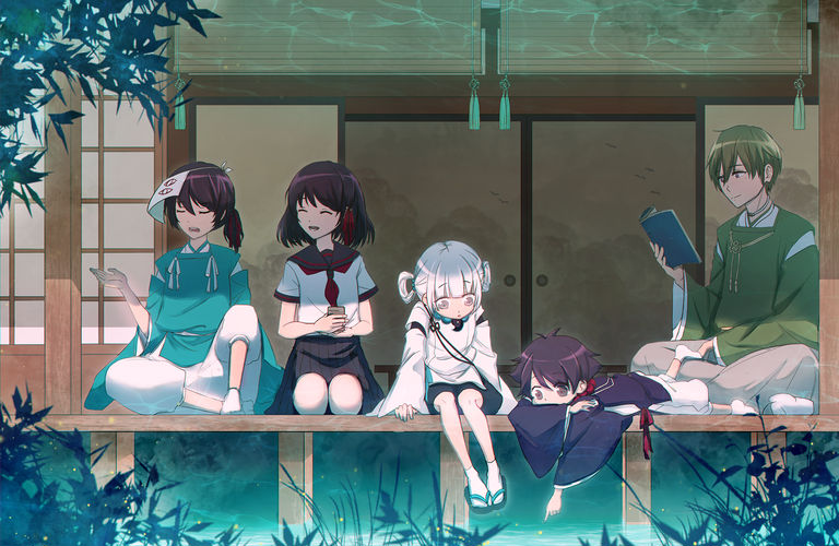 Drawings of Verandas - Shall We Relax? drawings, pixiv, relax, shall, verandas 7 Drawings of Verandas - Shall We Relax?
