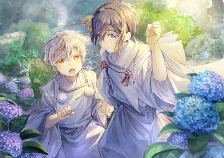 Drawings of Hydrangea - Calm in Bloom. bloom, calm, drawings, hydrangea, pixiv 8 Drawings of Hydrangea - Calm in Bloom.