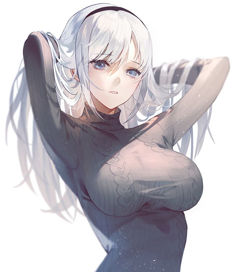 Drawings of Girls with Silver Hair - Shining Beauty drawings, girls, hair, shining, silver 1 Drawings of Girls with Silver Hair - Shining Beauty