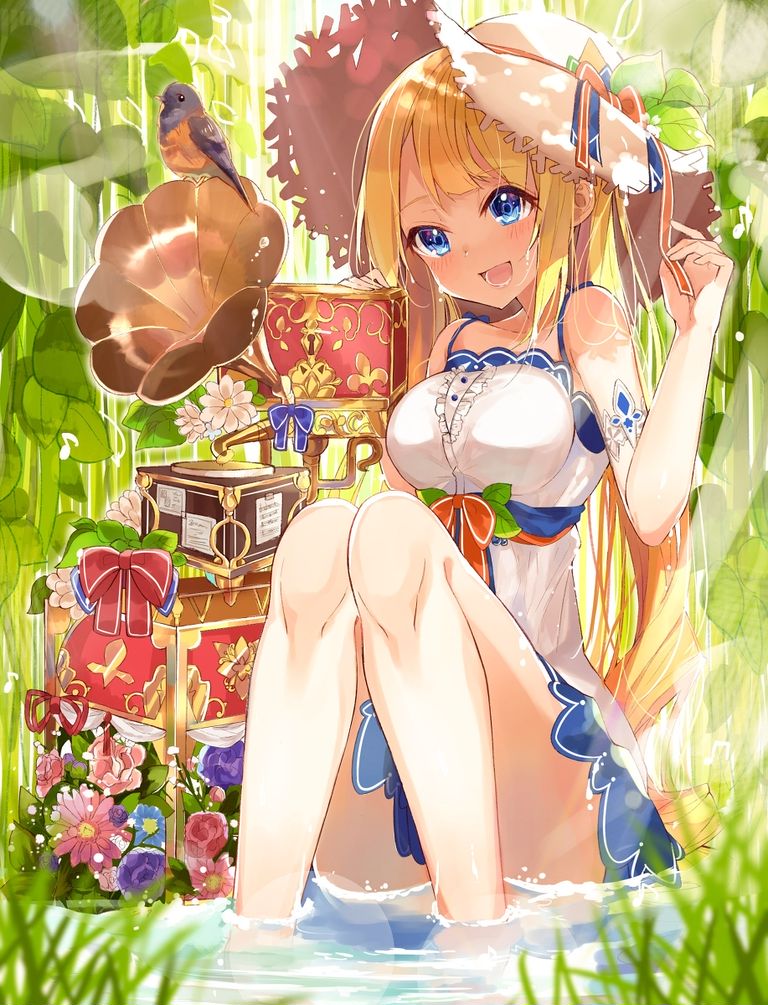 Drawings of Sundresses - Wearing Summer. drawings, pixiv, summer, sundresses, wearing 3 Drawings of Sundresses - Wearing Summer.